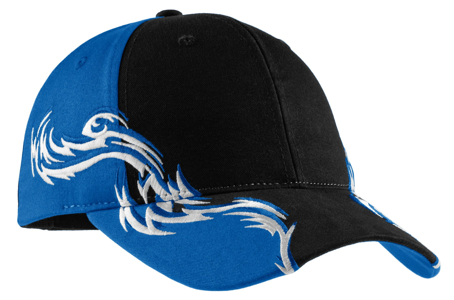 Port Authority® Colorblock Racing Cap with Flames. C859