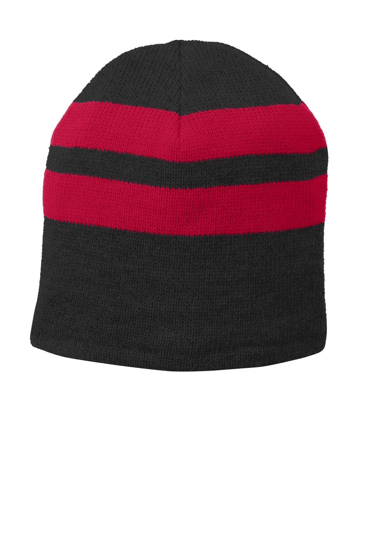 Port & Company® Fleece-Lined Striped Beanie Cap. C922