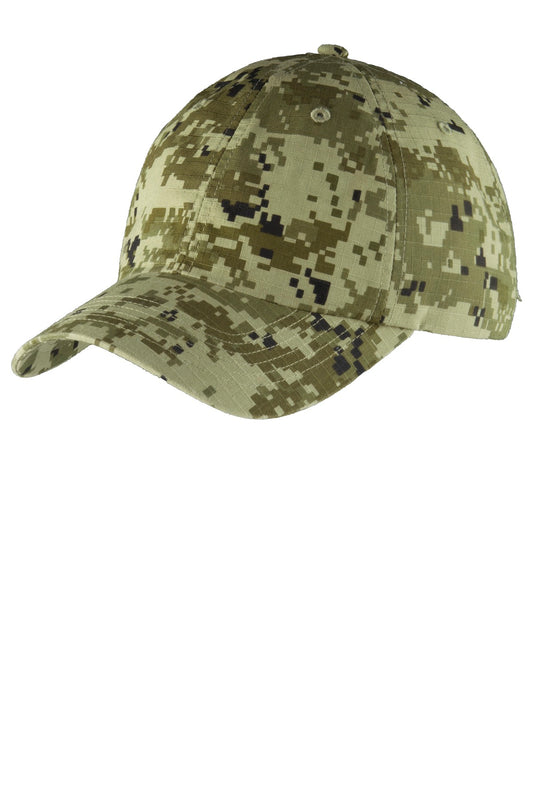 Port Authority® Digital Ripstop Camouflage Cap. C925